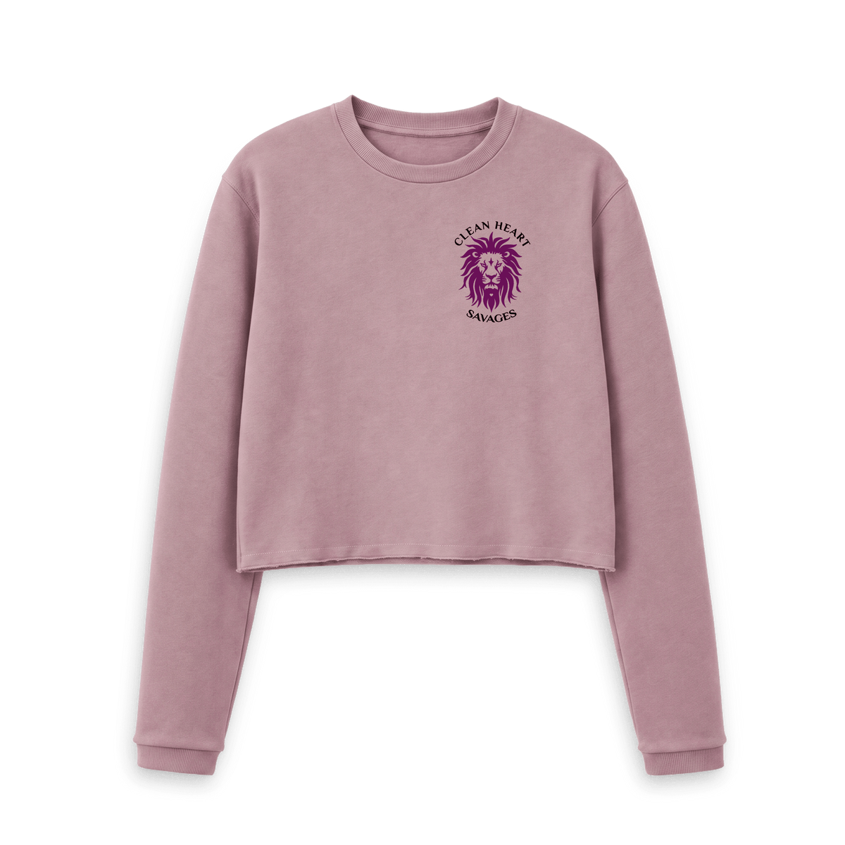 Mauve Printed Boxy Jumpers Front