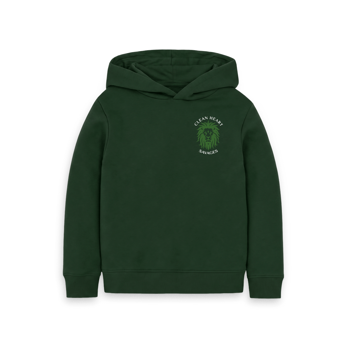Evergreen Printed Kids Hoodie Front