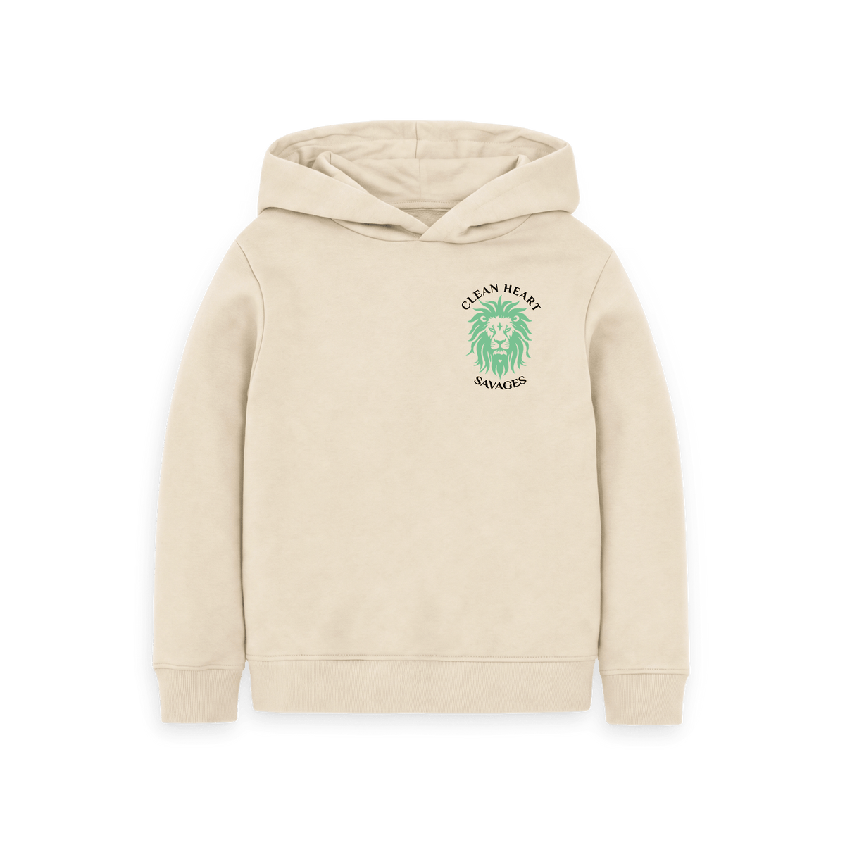 Oat Printed Kids Hoodie Front