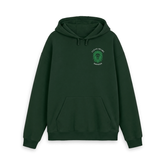 Evergreen Printed Hoody Front