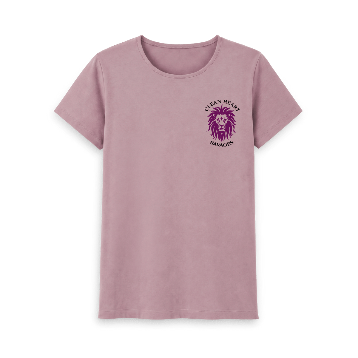Mauve Printed T-shirt Front