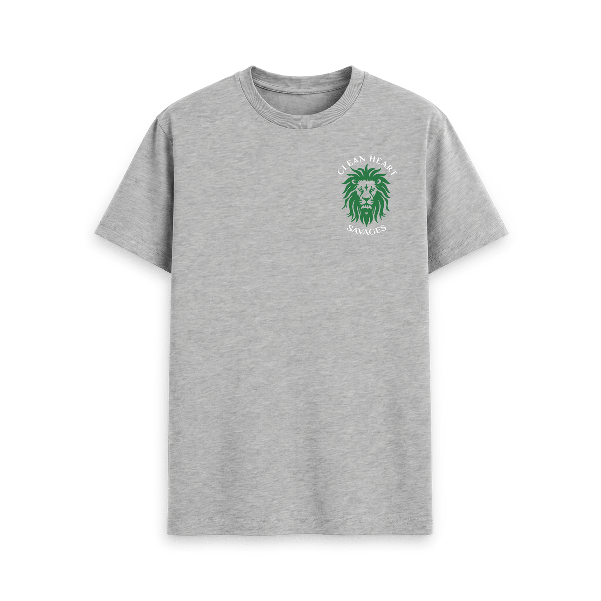 Athletic Grey Printed T-shirt Front