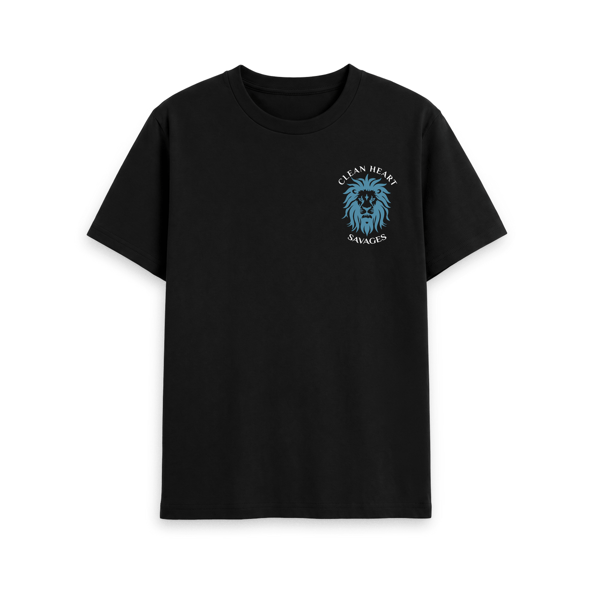Black Printed T-shirt Front