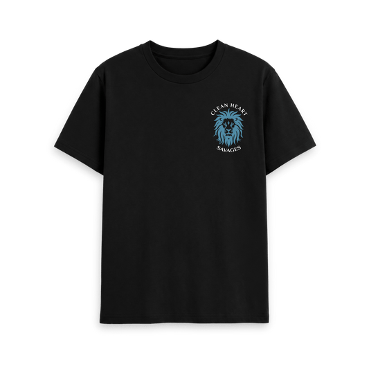 Black Printed T-shirt Front