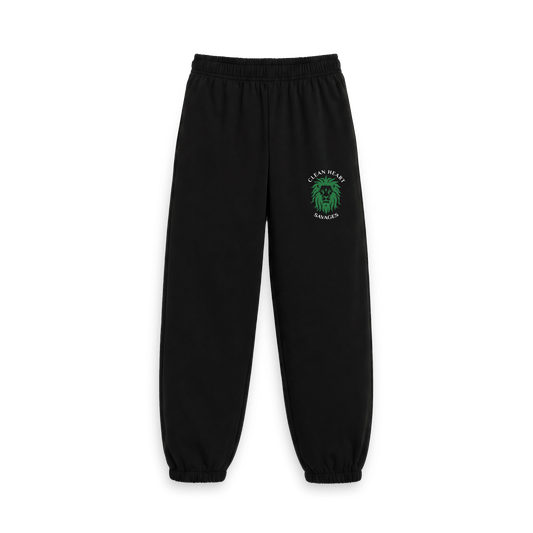 Black Joggers Front