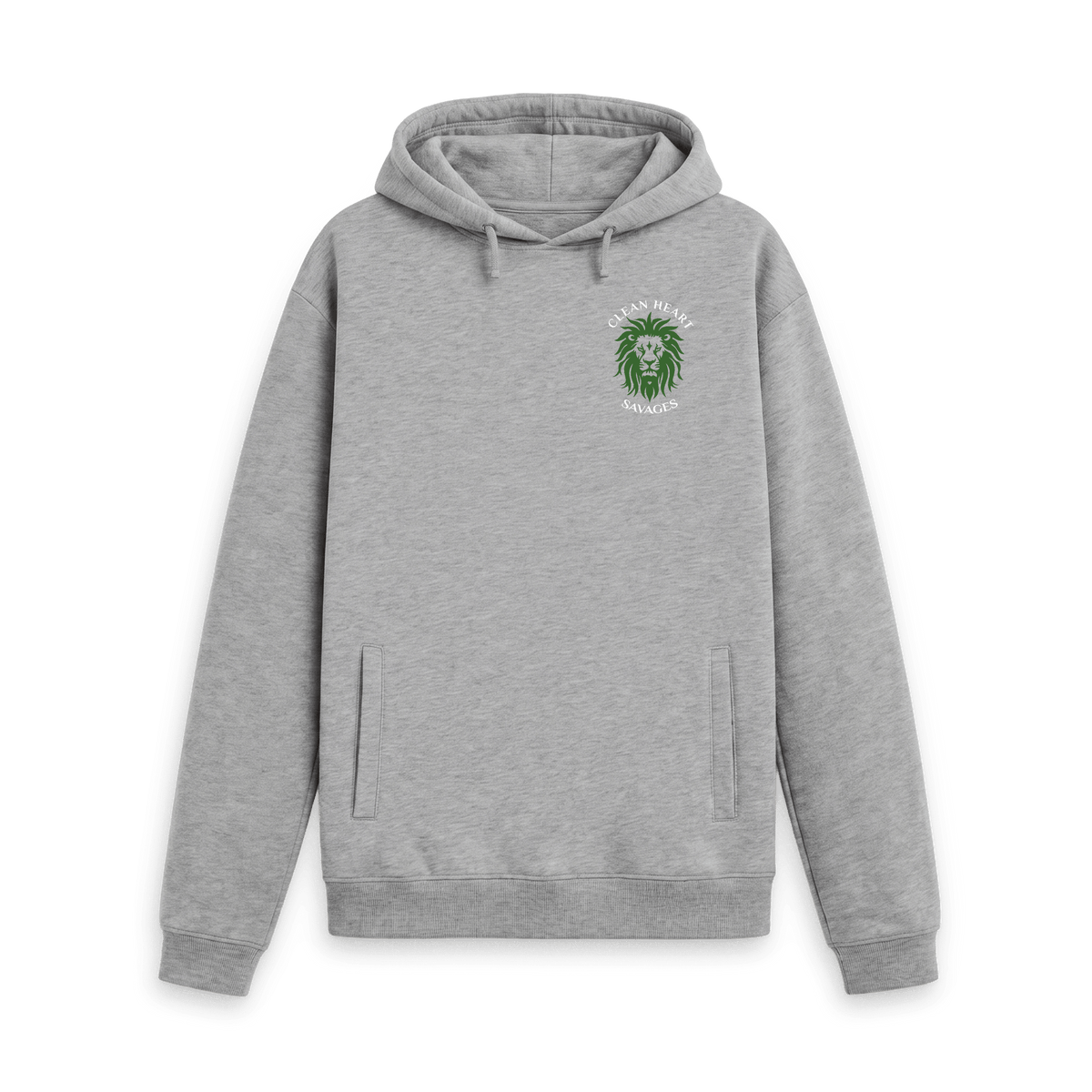 Light Heather Printed Hoody Front