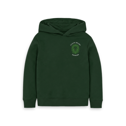 Evergreen Printed Kids Hoodie Front