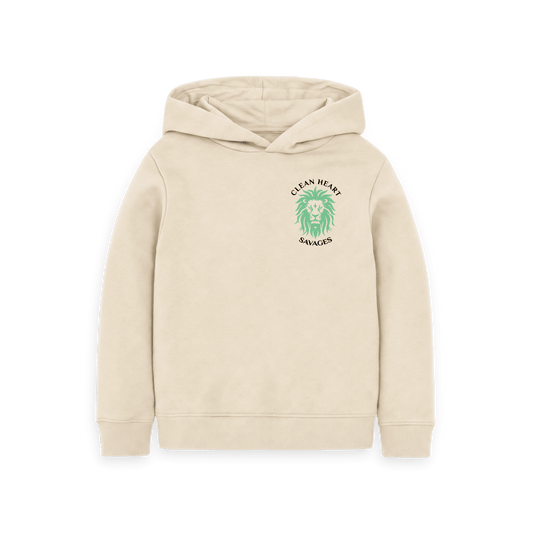Oat Printed Kids Hoodie Front